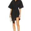 Kimono Mini Dress Black