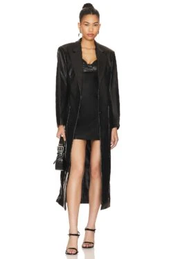 X REVOLVE Daphne Dress Noir -Bardot Store AFFM WD221 V4