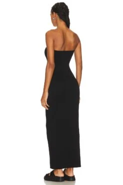 X Revolve Essential Dunn Maxi Dress Noir 7 X Revolve Essential Dunn Maxi Dress Noir -Bardot Store AFFM WD273 V3