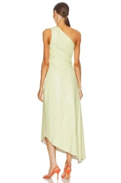 A.L.C. Delfina Dress Canary -Bardot Store ALX WD392 V4