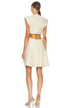 A.L.C. Lexi Dress Mirage -Bardot Store ALX WD393 V3