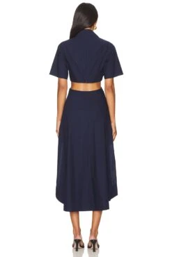 A.L.C. Georgia Dress Nightshade -Bardot Store ALX WD406 V4