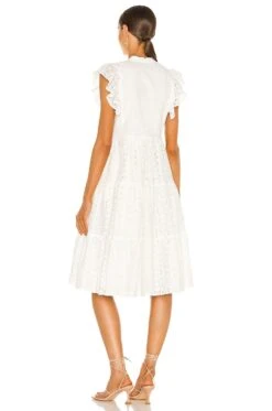 Sheradin Dress White 5 Sheradin Dress White -Bardot Store AMAN WD1202 V3