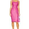MIDI-KLEID PITTITO Cerise