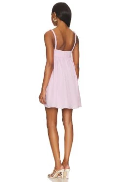 X REVOLVE Mischa Dress Lotus -Bardot Store AMAN WD1746 V3