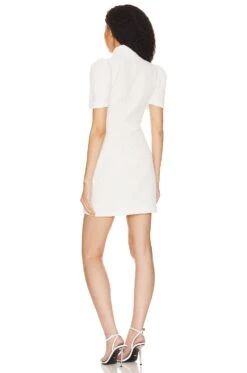 X REVOLVE Butler Mini Dress White -Bardot Store AMAN WD1773 V3