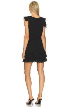 Carissa Mini Dress Black -Bardot Store AMAN WD1858 V3