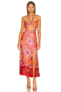 Nisa Dress Brun Blossom 9 Nisa Dress Brun Blossom -Bardot Store AXIS WD597 V1