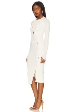 Pearson Midi Dress Ivory -Bardot Store AXLR WD95 V3