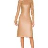 Bardot Harley Faux Leather Dress Tan