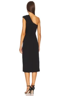 Bardot Aveline One Shoulder Dress Black -Bardot Store BARD WD520 V3