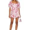Bardot Kiah Mini Dress Pink Floral