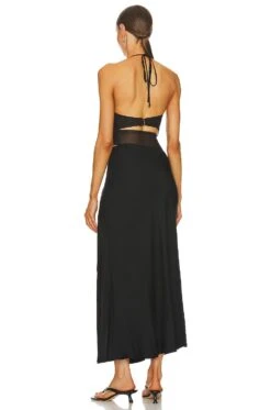 BEC + BRIDGE Max Halter Gown Black -Bardot Store BECA WD532 V3