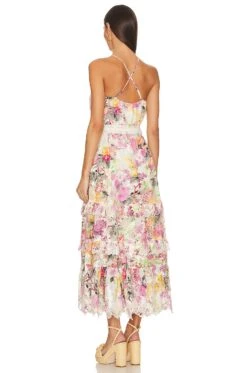Long Dress Multicolor -Bardot Store BENE WD282 V3
