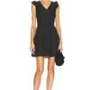 BCBGeneration Babydoll Mini Dress Black