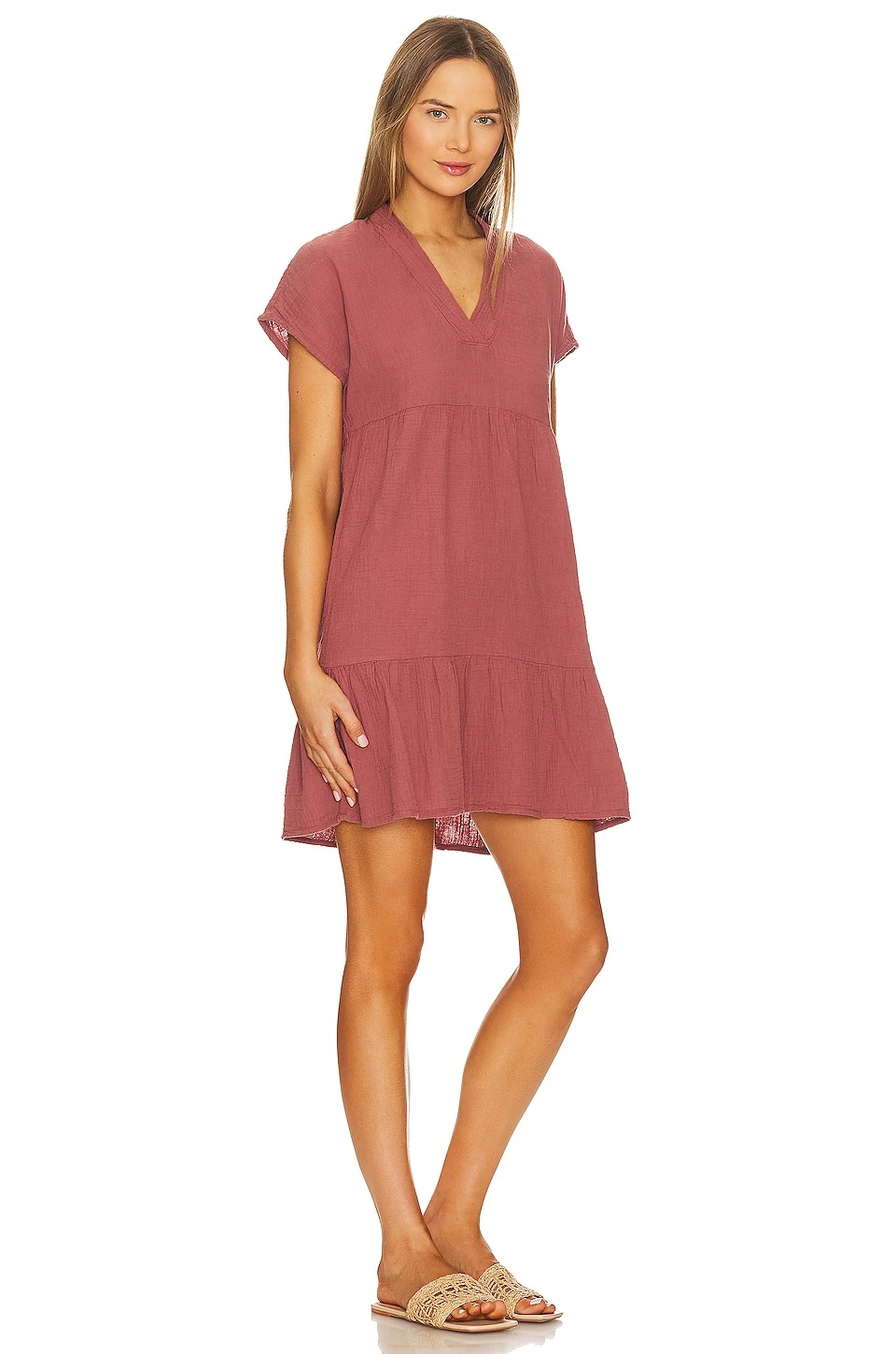 Short Sleeve Dress Rustic 2 Short Sleeve Dress Rustic - Image 2