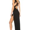 Sherry Slit Maxi Black