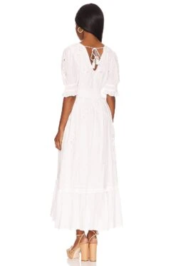 Estelle Ankle Dress Ivory -Bardot Store CLEO WD395 V3