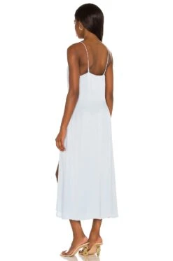 Camila Coelho Darla Midi Dress Pale Blue -Bardot Store COEL WD151 V3