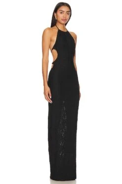 Camila Coelho Mason Maxi Dress Black -Bardot Store COEL WD372 V2