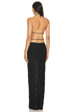 Camila Coelho Mason Maxi Dress Black -Bardot Store COEL WD372 V3