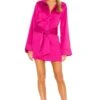 Camila Coelho Priscilla Mini Dress Magenta