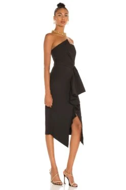 Reception Dress Black 9 Reception Dress Black -Bardot Store ELLI WD379 V2