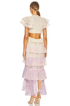 Vacation Maxi Dress Lilac Ombre -Bardot Store ELLI WD581 V3