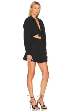 Jocelyn Mini Dress Black -Bardot Store FORL WD1050 V3