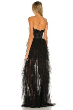 X REVOLVE Bustier Gown Black 9 X REVOLVE Bustier Gown Black -Bardot Store FORL WD845 V3