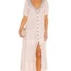 FREE PEOPLE Sunday Stroll Maxi Dress Powder Pink