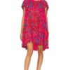 FREE PEOPLE Yara Mini Dress Rose Combo