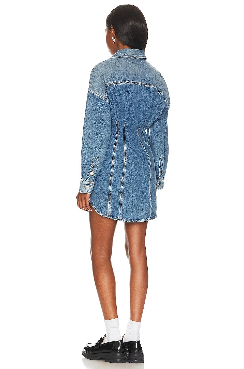 Grace Corset Shirt Dress Sutro Heights 3 Grace Corset Shirt Dress Sutro Heights - Image 3