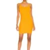 Square Neck Mini Dress Marigold