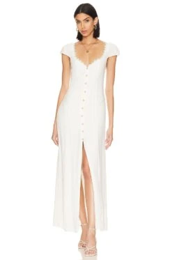 X REVOLVE Simone Maxi Dress White