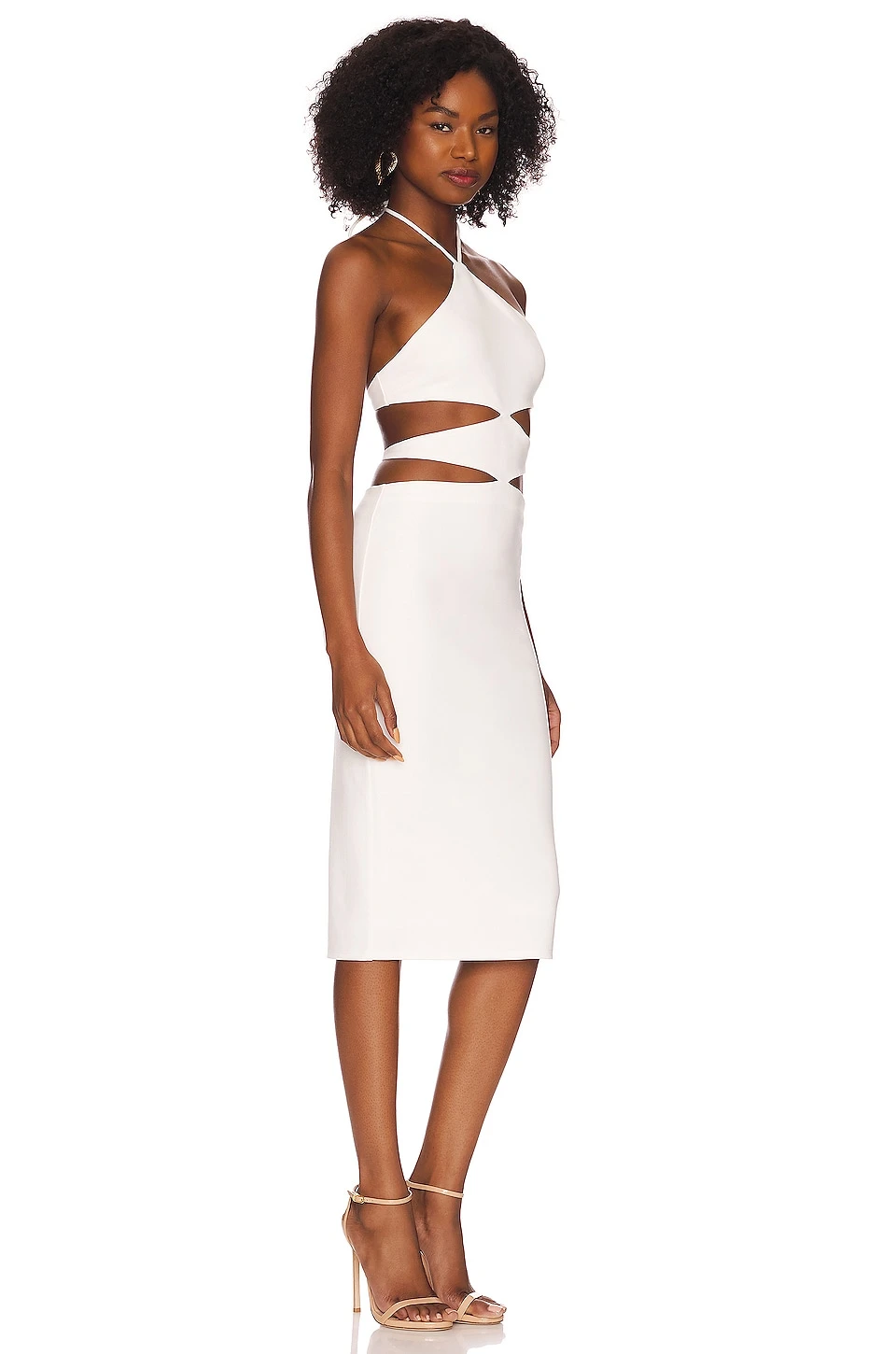 Silvana Midi Dress White 2 Silvana Midi Dress White - Image 2