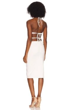 Silvana Midi Dress White 7 Silvana Midi Dress White -Bardot Store HURR WD605 V3
