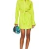 Colbi Shirt Dress Acid Lime