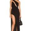 X REVOLVE A Cut Above Gown Black