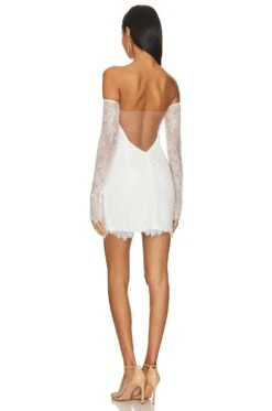 VESTIDO BRITT Ivory -Bardot Store KATR WD324 V3