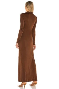 Xander Maxi Dress Dark Brown -Bardot Store LCDE WD490 V3