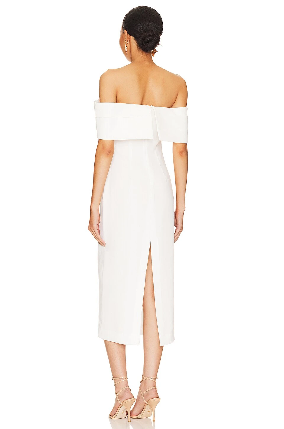 Cohen Midi Dress White 3 Cohen Midi Dress White - Image 3