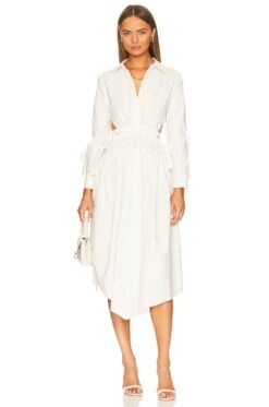 Mildred Midi Dress White -Bardot Store LCDE WD754 V2