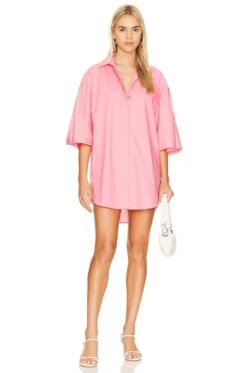 Revolve Clothing Store 11 ROBE WILLACY Hibiscus Pink