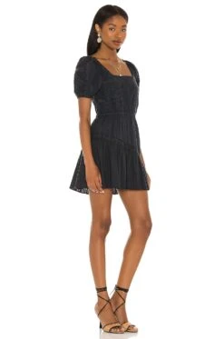 LoveShackFancy X REVOLVE Stern Dress Black -Bardot Store LESH WD454 V2