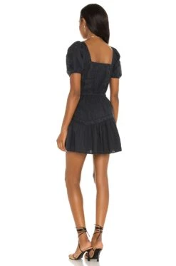 LoveShackFancy X REVOLVE Stern Dress Black -Bardot Store LESH WD454 V3