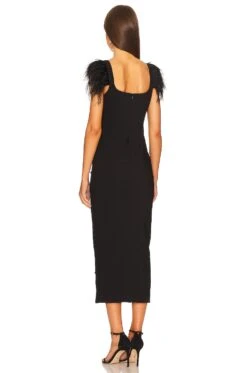 LIKELY Cameron Midi Dress Black -Bardot Store LIKR WD615 V3