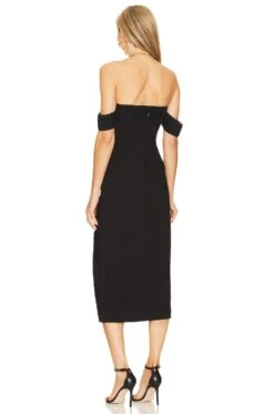 LIKELY Midi Paz Dress Black -Bardot Store LIKR WD681 V3