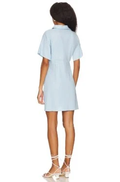Copely Dress Light Blue 5 Copely Dress Light Blue -Bardot Store LNA WD348 V3