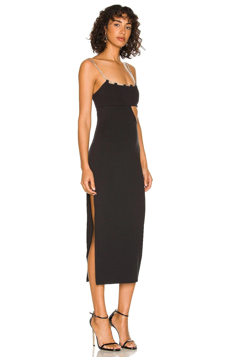 Charlotte Midi Dress Black 2 Charlotte Midi Dress Black - Image 2